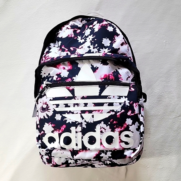 adidas Handbags - Adidas Originals Trefoil Backpack In Floral - Bundled with a Water Bottle!!! 🤗